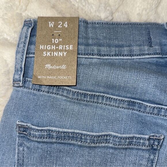 Madewell 23 Light Blue Wash Vintage High Rise Skinny Jeans - Picture 13 of 16